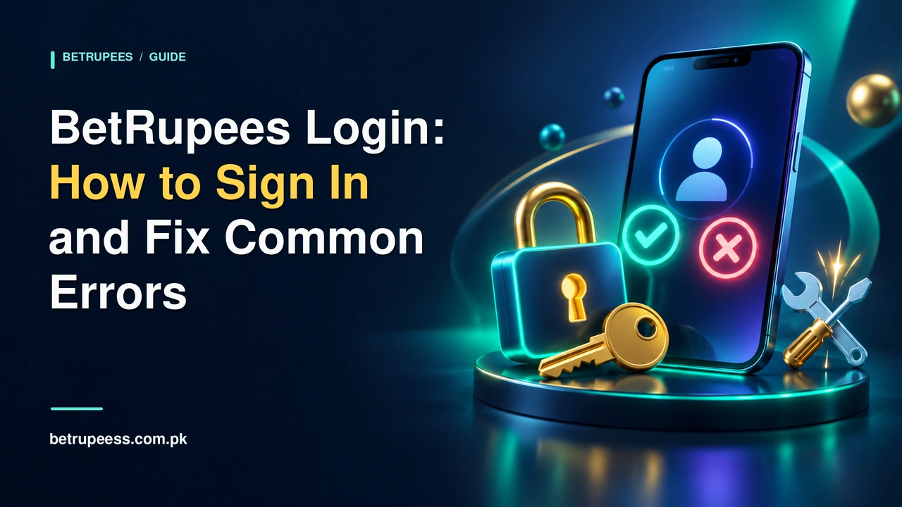 BetRupees Login: How to Sign In and Fix Common Errors